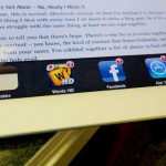 multi-tasking-bar multi-tasking bar on the iPad 2