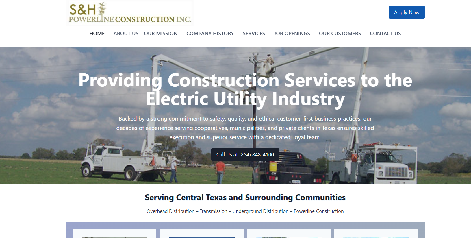 S&H Powerline Construction